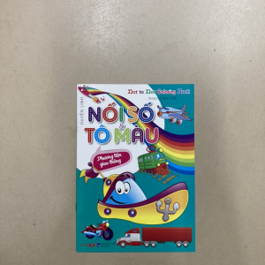 Nối số & tô màu - phương tiện giao thông